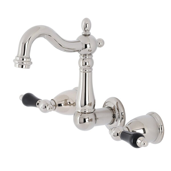 KS1226PKL Duchess 2-Handle Wall Mount Bathroom Faucet, Polished Nickel